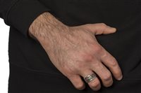 Anello Giacomo Burroni Uomo in Argento R_0006 - R_0006